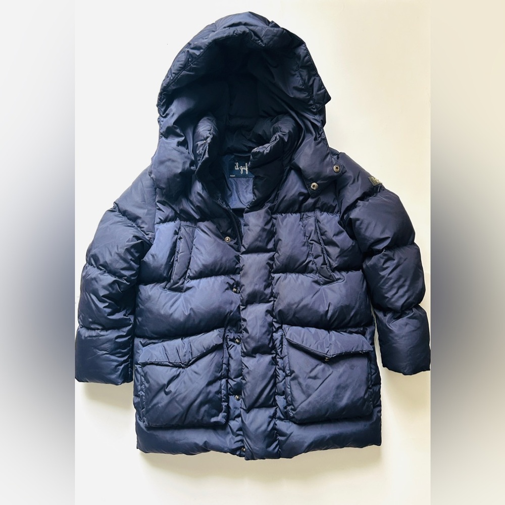 ll Gufo
logo-patch hooded down jacket
